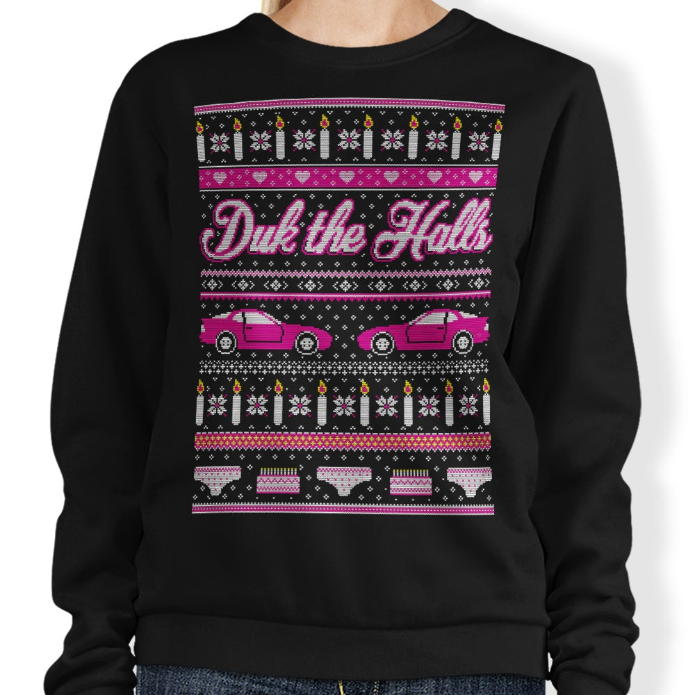 Duk the Halls - Adult & Kids T-Shirts, Sweatshirts & Hoodies apparel design preview 1