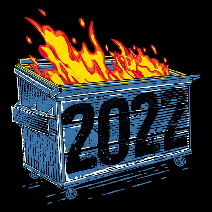 Dumpster Fire '22 Men's Apparel - Adult & Kids T-Shirts, Sweatshirts & Hoodies apparel design preview 2