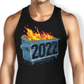 Dumpster Fire '22 Tank Top - Adult & Kids T-Shirts, Sweatshirts & Hoodies apparel design preview 1