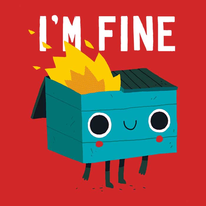 Dumpster is Fine Women's Apparel - Adult & Kids T-Shirts, Sweatshirts & Hoodies apparel design preview 2