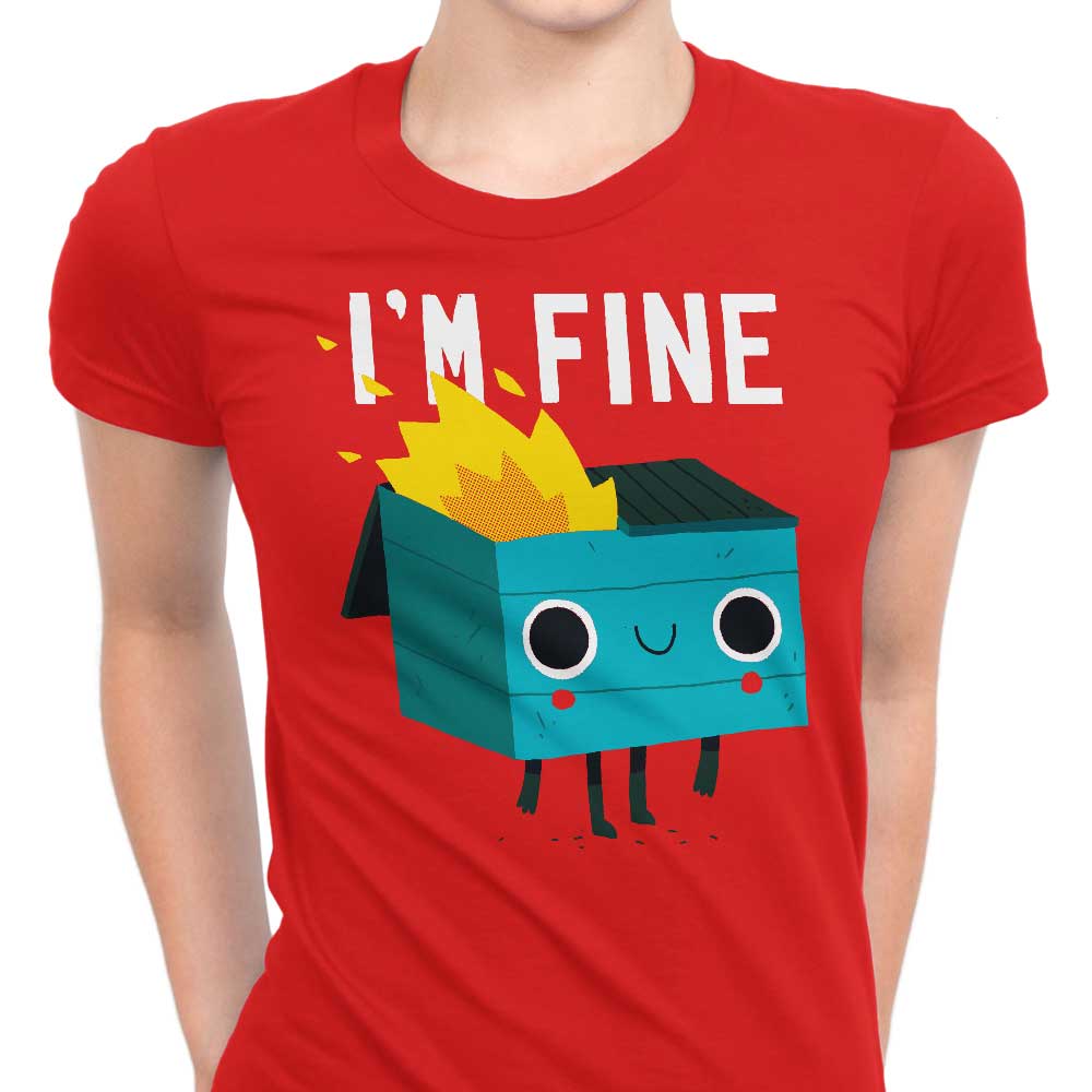 Dumpster is Fine Women's Apparel - Adult & Kids T-Shirts, Sweatshirts & Hoodies apparel design preview 1