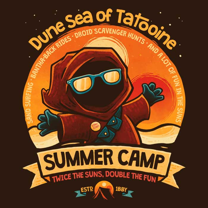 Dune Sea Summer Camp Men's Apparel - Adult & Kids T-Shirts, Sweatshirts & Hoodies apparel design preview 2