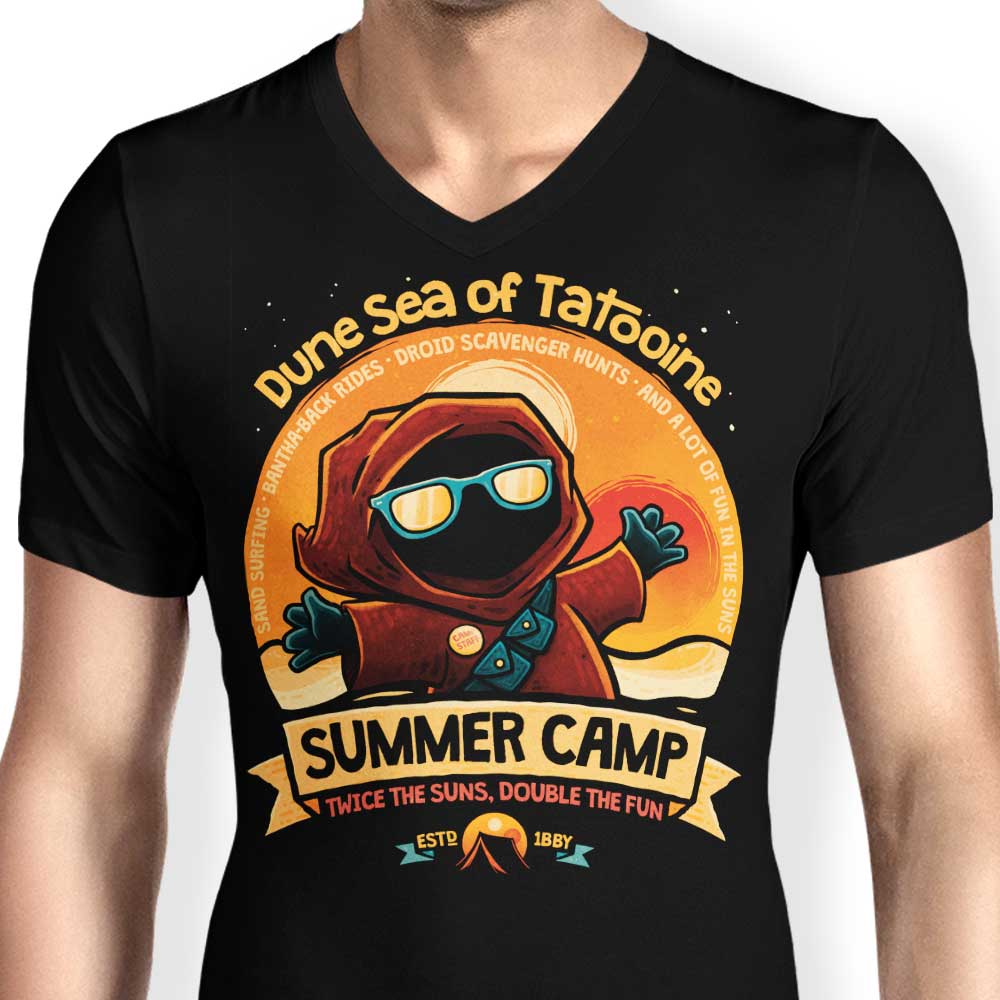 Dune Sea Summer Camp Men's V-Neck - Adult & Kids T-Shirts, Sweatshirts & Hoodies apparel design preview 2
