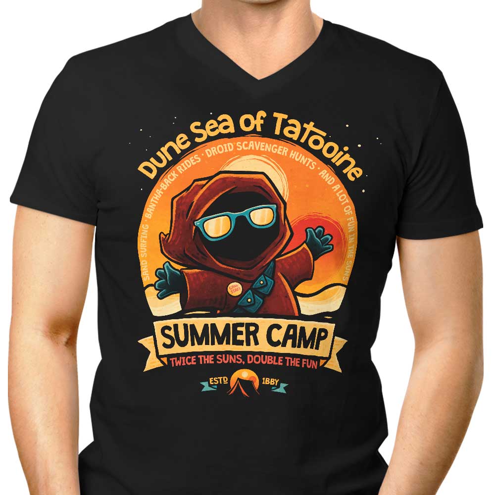 Dune Sea Summer Camp Men's V-Neck - Adult & Kids T-Shirts, Sweatshirts & Hoodies apparel design preview 1