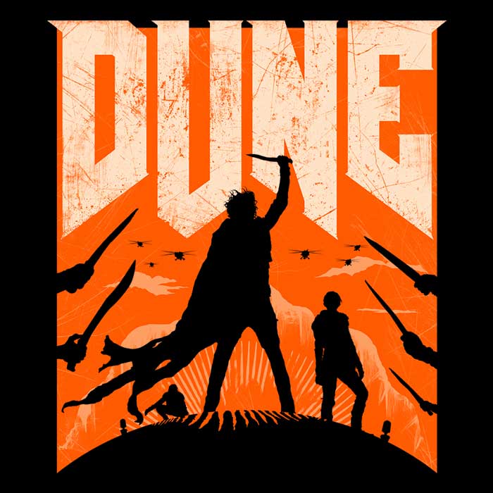 Dune Slayer Coasters - Adult & Kids T-Shirts, Sweatshirts & Hoodies apparel design preview 1