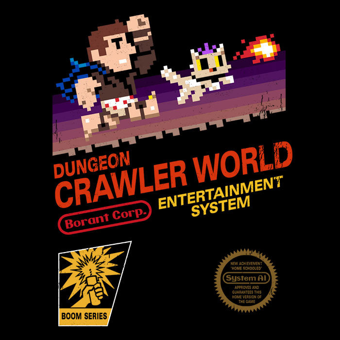 Dungeon Crawler World Men's Apparel - Adult & Kids T-Shirts, Sweatshirts & Hoodies apparel design preview 2
