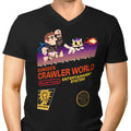 Dungeon Crawler World Men's V-Neck - Adult & Kids T-Shirts, Sweatshirts & Hoodies apparel design preview 1
