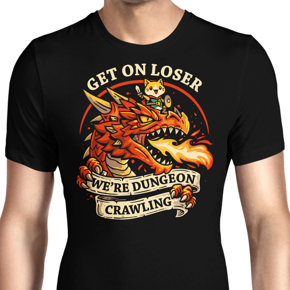 Dungeon Crawling Dragon Men's Apparel - Adult & Kids T-Shirts, Sweatshirts & Hoodies apparel design preview 1