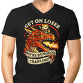 Dungeon Crawling Dragon Men's V-Neck - Adult & Kids T-Shirts, Sweatshirts & Hoodies apparel design preview 1