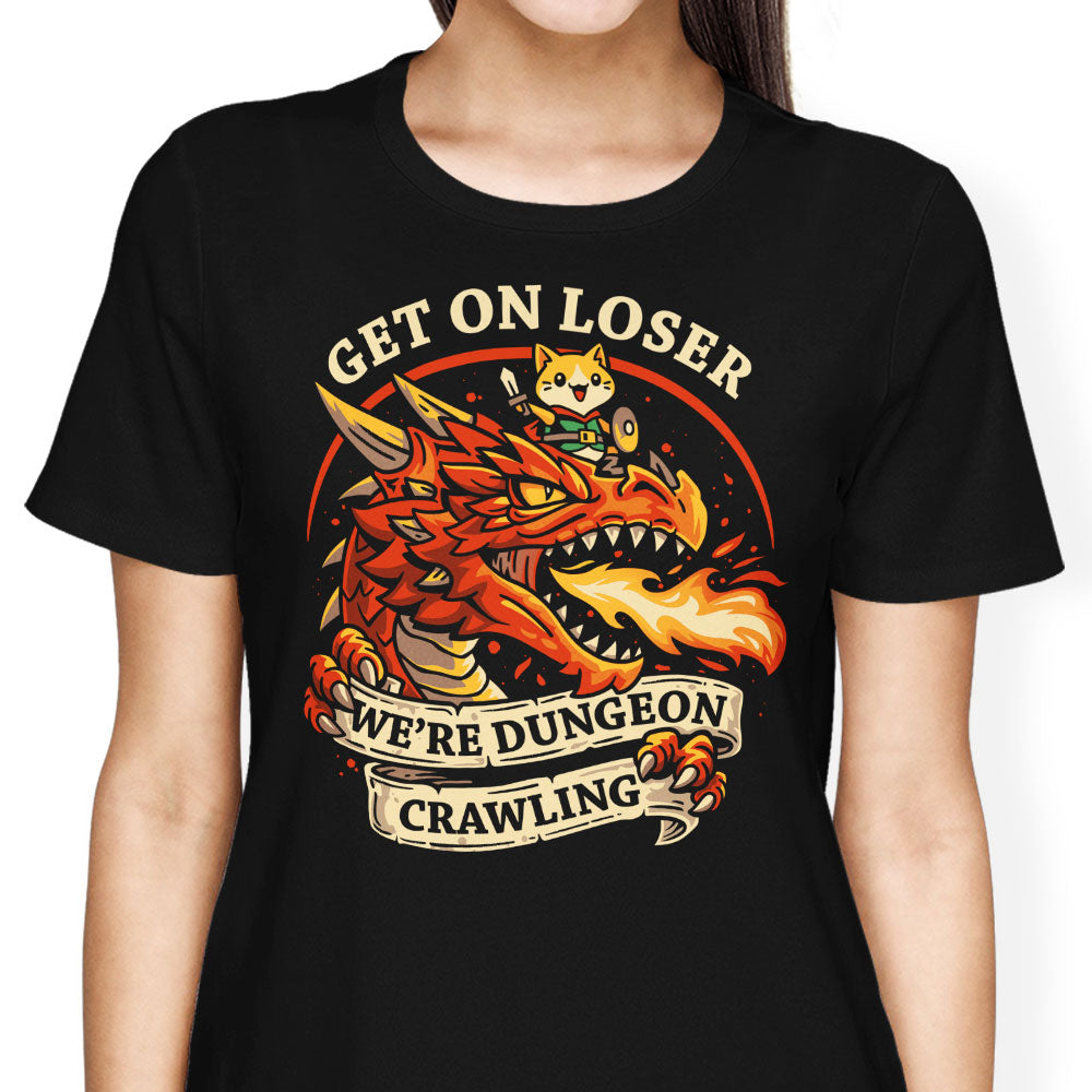 Dungeon Crawling Dragon Women's Apparel - Adult & Kids T-Shirts, Sweatshirts & Hoodies apparel design preview 1