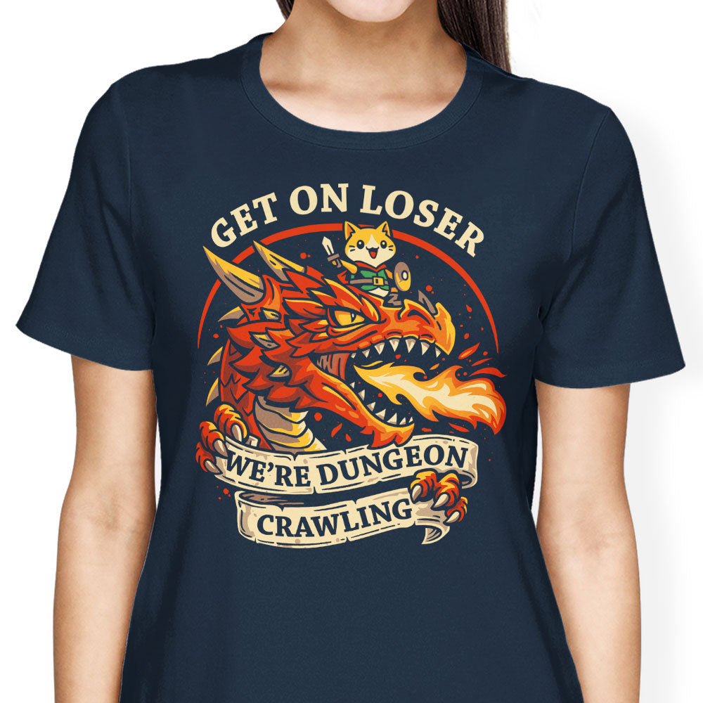 Dungeon Crawling Dragon Women's Apparel - Adult & Kids T-Shirts, Sweatshirts & Hoodies apparel design preview 2