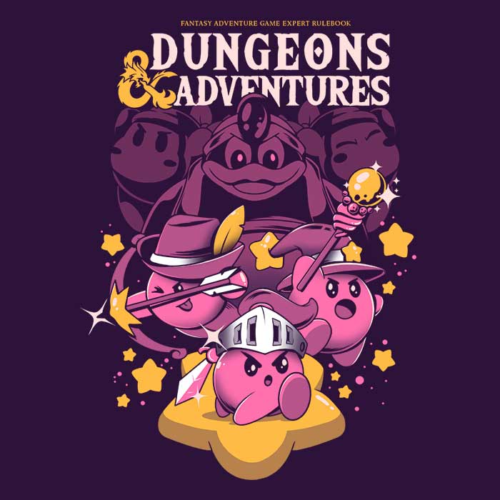 Dungeons and Adventures Men's Apparel - Adult & Kids T-Shirts, Sweatshirts & Hoodies apparel design preview 2