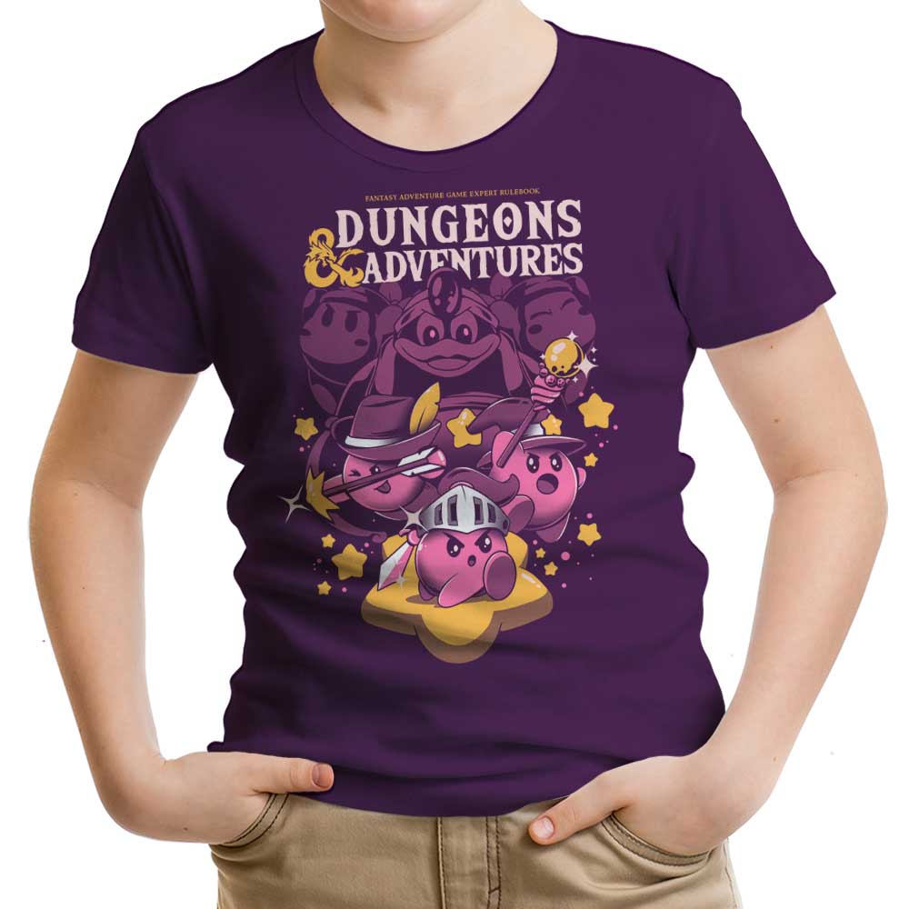 Dungeons and Adventures Youth Apparel - Adult & Kids T-Shirts, Sweatshirts & Hoodies apparel design preview 1