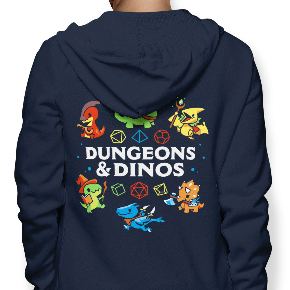 Dungeons and Dinos - Adult & Kids T-Shirts, Sweatshirts & Hoodies apparel design preview 1