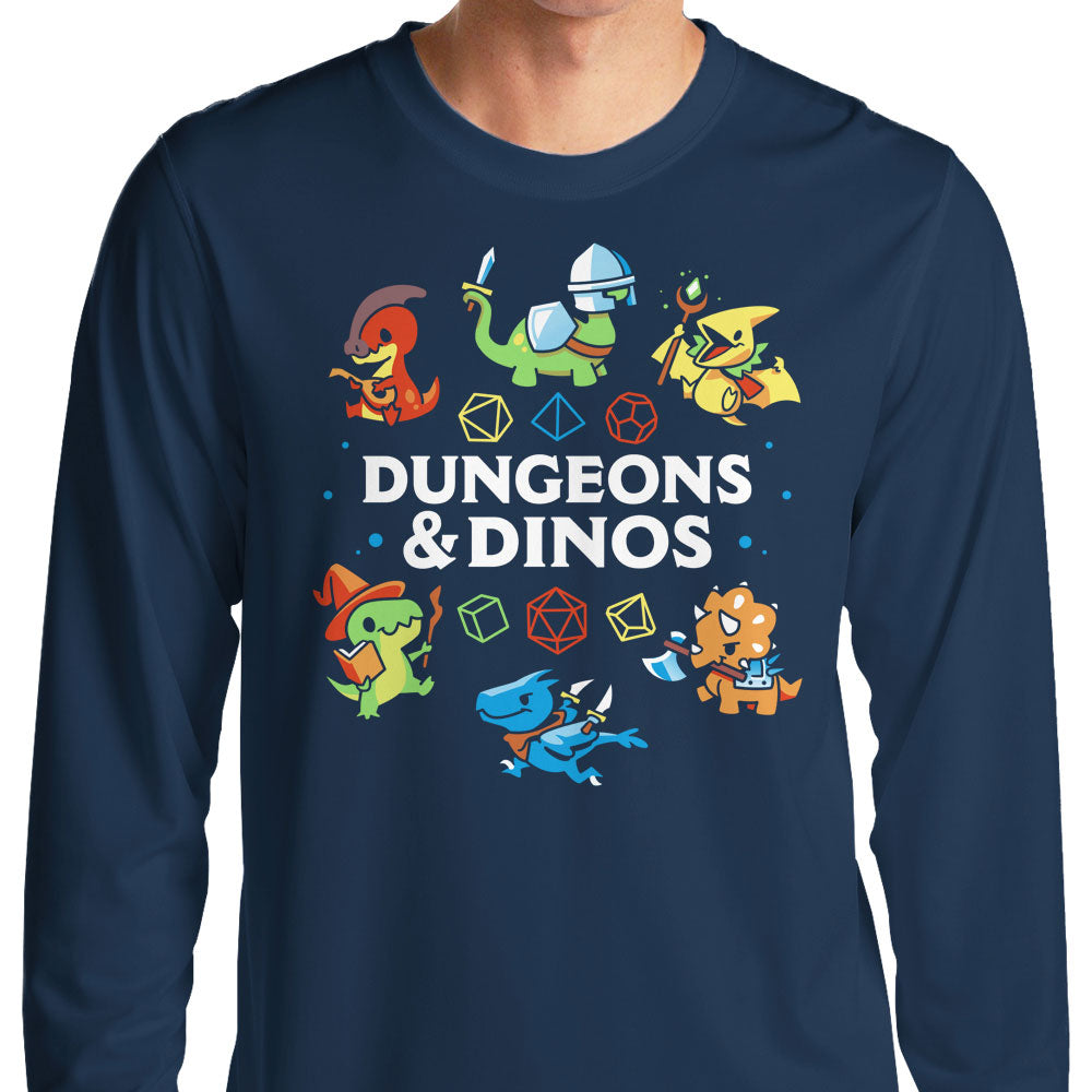 Dungeons and Dinos - Adult & Kids T-Shirts, Sweatshirts & Hoodies apparel design preview 1