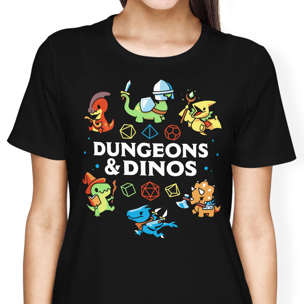 Dungeons and Dinos Women's Apparel - Adult & Kids T-Shirts, Sweatshirts & Hoodies apparel design preview 2