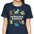 Dungeons and Dinos Women's Apparel - Adult & Kids T-Shirts, Sweatshirts & Hoodies apparel design preview 1