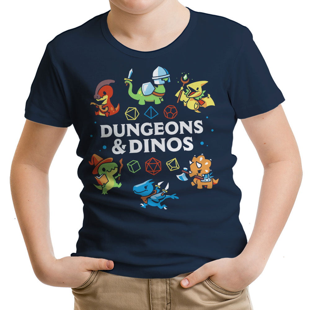 Dungeons and Dinos Youth Apparel - Adult & Kids T-Shirts, Sweatshirts & Hoodies apparel design preview 1