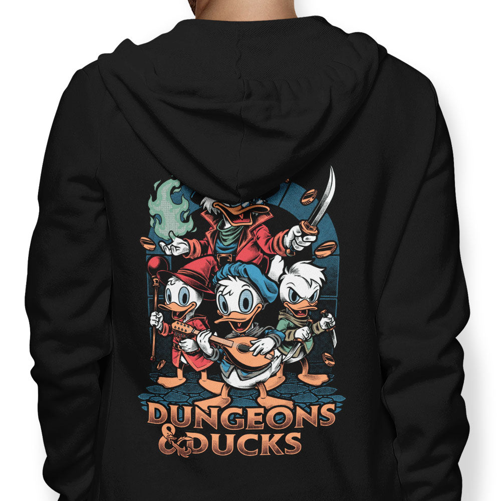 Dungeons and Ducks - Adult & Kids T-Shirts, Sweatshirts & Hoodies apparel design preview 1