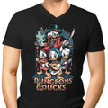 Dungeons and Ducks Men's V-Neck - Adult & Kids T-Shirts, Sweatshirts & Hoodies apparel design preview 1