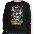 Dungeons and Ducks - Adult & Kids T-Shirts, Sweatshirts & Hoodies apparel design preview 1