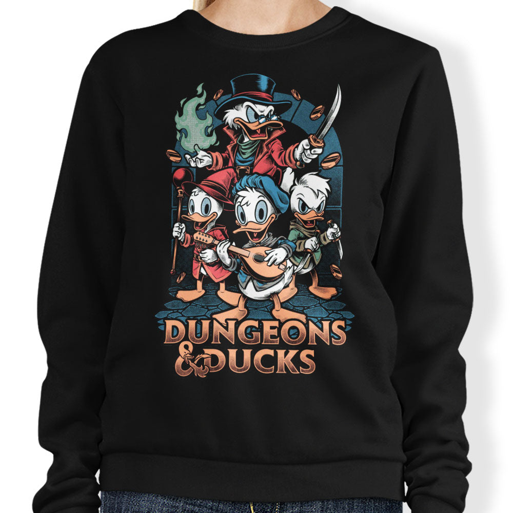 Dungeons and Ducks - Adult & Kids T-Shirts, Sweatshirts & Hoodies apparel design preview 1