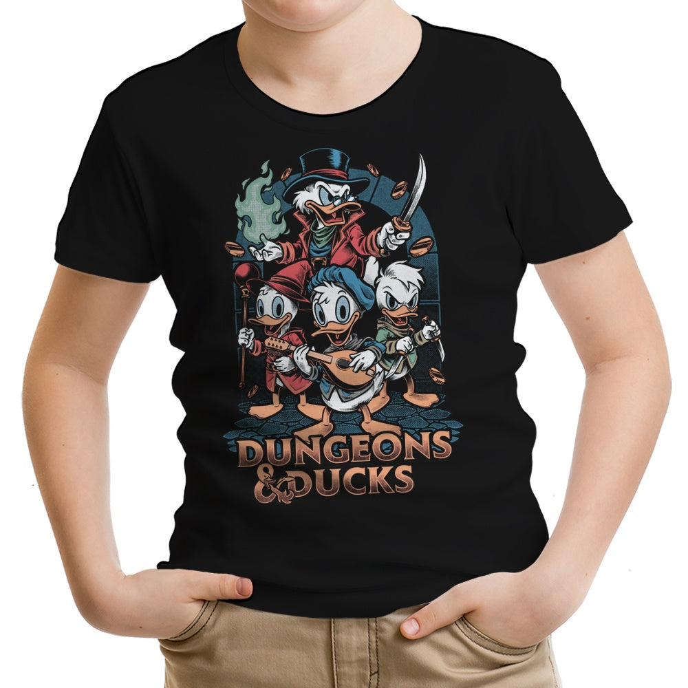Dungeons and Ducks Youth Apparel - Adult & Kids T-Shirts, Sweatshirts & Hoodies apparel design preview 1