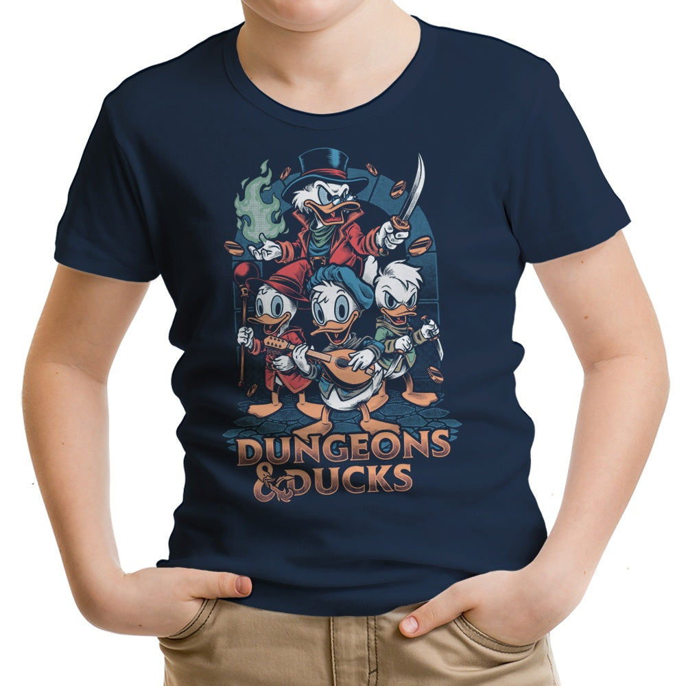 Dungeons and Ducks Youth Apparel - Adult & Kids T-Shirts, Sweatshirts & Hoodies apparel design preview 2