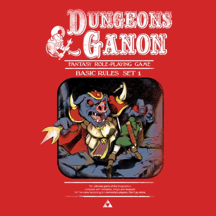 Dungeons and Ganon Youth Apparel - Adult & Kids T-Shirts, Sweatshirts & Hoodies apparel design preview 2