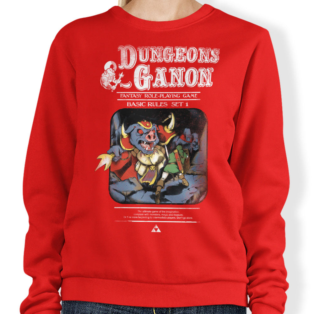 Dungeons and Ganon - Adult & Kids T-Shirts, Sweatshirts & Hoodies apparel design preview 1