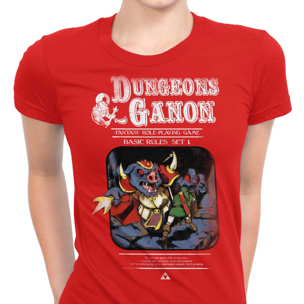Dungeons and Ganon Women's Apparel - Adult & Kids T-Shirts, Sweatshirts & Hoodies apparel design preview 1