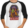 Dungeons and Mysteries 3/4 Sleeve Raglan - Adult & Kids T-Shirts, Sweatshirts & Hoodies apparel design preview 1