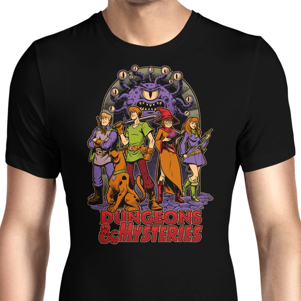 Dungeons and Mysteries Men's Apparel - Adult & Kids T-Shirts, Sweatshirts & Hoodies apparel design preview 1