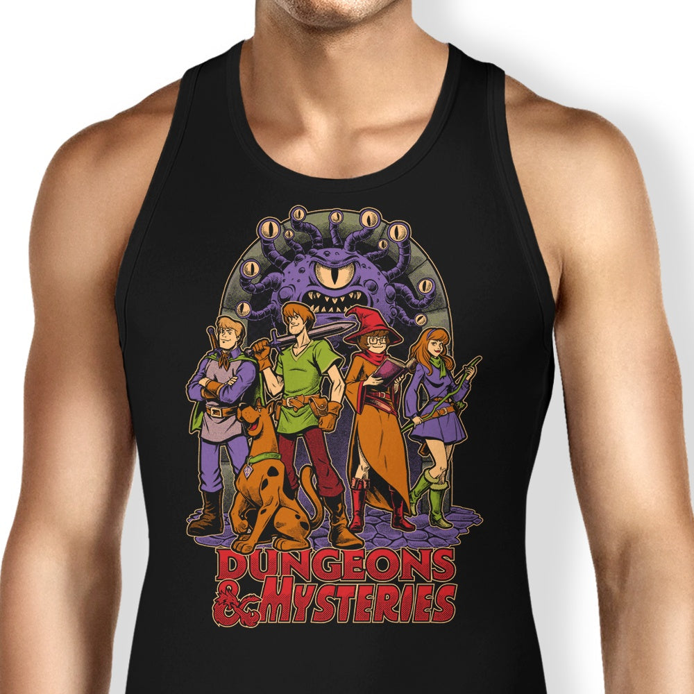 Dungeons and Mysteries Tank Top - Adult & Kids T-Shirts, Sweatshirts & Hoodies apparel design preview 1
