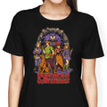 Dungeons and Mysteries Women's Apparel - Adult & Kids T-Shirts, Sweatshirts & Hoodies apparel design preview 1