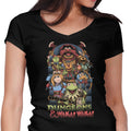 Dungeons and Waka Women's V-Neck - Adult & Kids T-Shirts, Sweatshirts & Hoodies apparel design preview 1