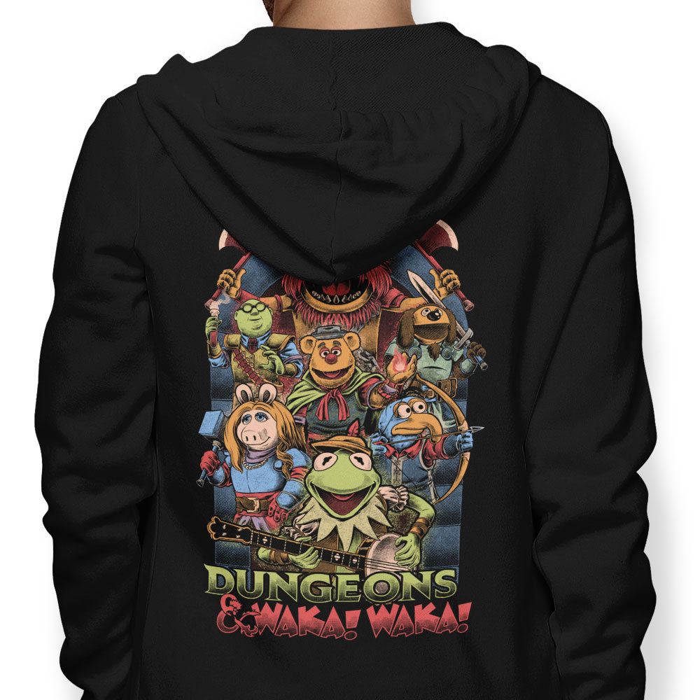 Dungeons and Waka - Adult & Kids T-Shirts, Sweatshirts & Hoodies apparel design preview 1