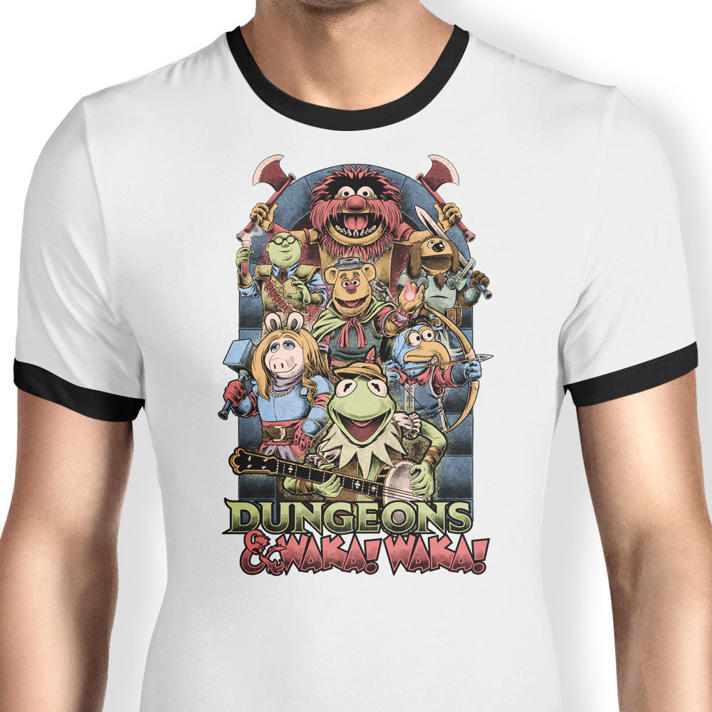 Dungeons and Waka Ringer - Adult & Kids T-Shirts, Sweatshirts & Hoodies apparel design preview 1