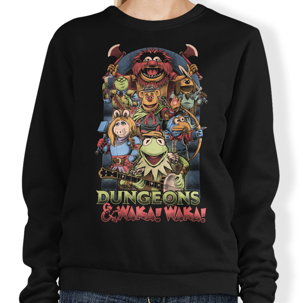 Dungeons and Waka - Adult & Kids T-Shirts, Sweatshirts & Hoodies apparel design preview 1