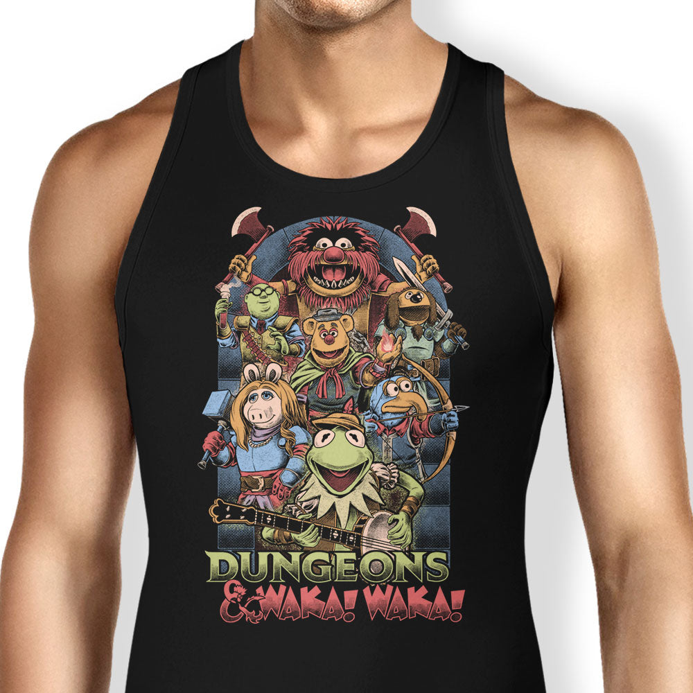 Dungeons and Waka Tank Top - Adult & Kids T-Shirts, Sweatshirts & Hoodies apparel design preview 1