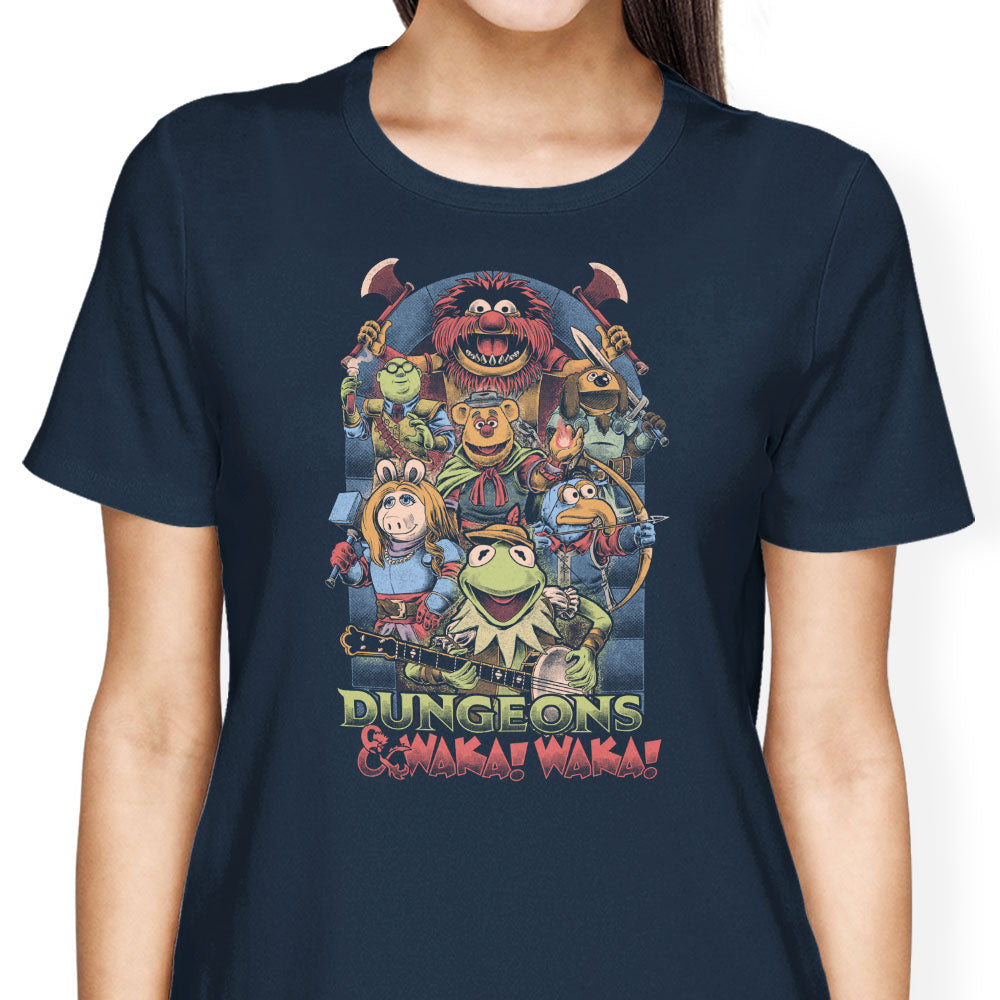 Dungeons and Waka Women's Apparel - Adult & Kids T-Shirts, Sweatshirts & Hoodies apparel design preview 2