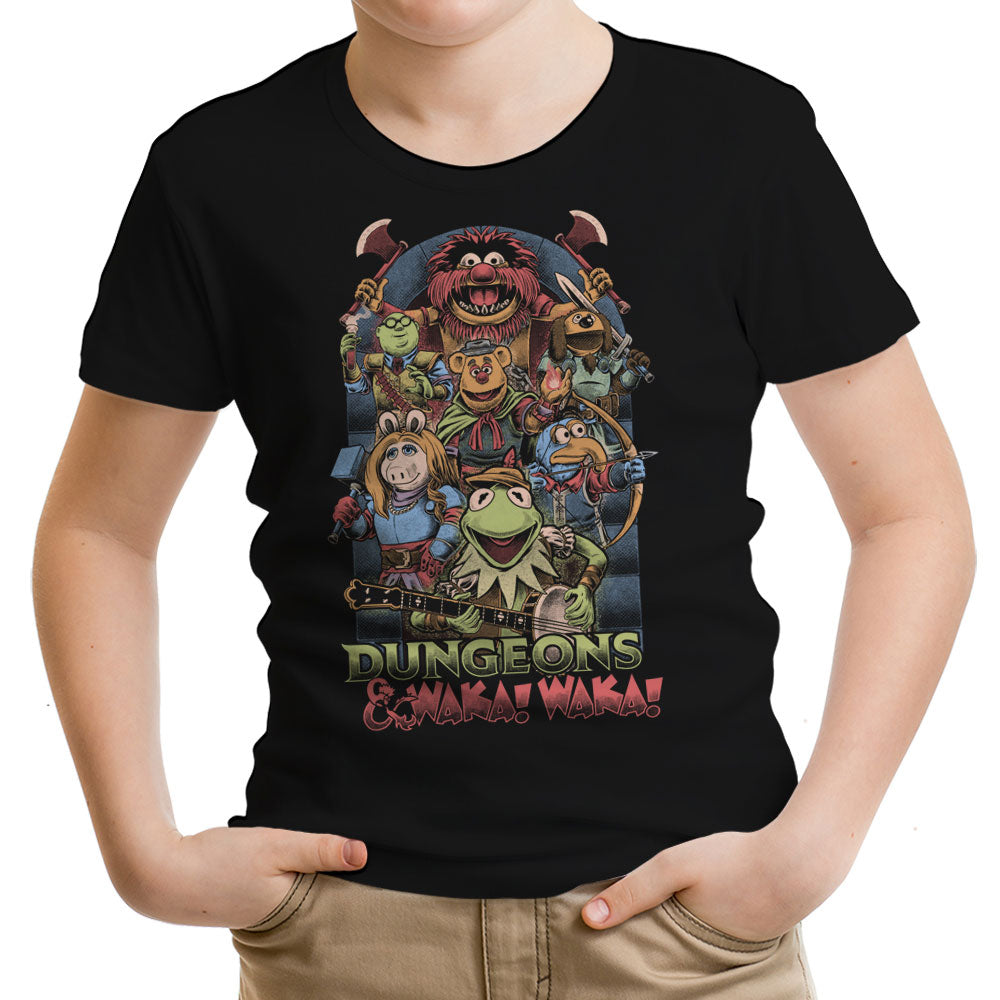 Dungeons and Waka Youth Apparel - Adult & Kids T-Shirts, Sweatshirts & Hoodies apparel design preview 1