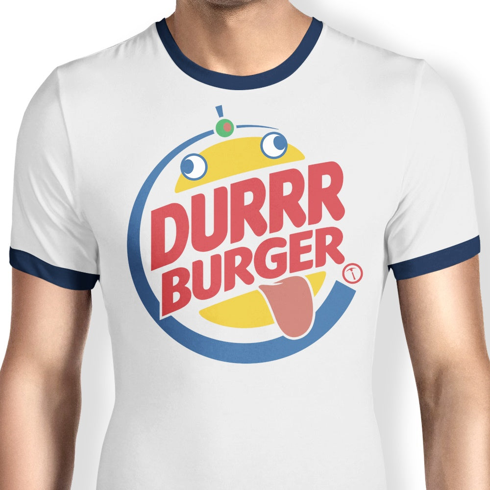Durrrger King Ringer - Adult & Kids T-Shirts, Sweatshirts & Hoodies apparel design preview 1