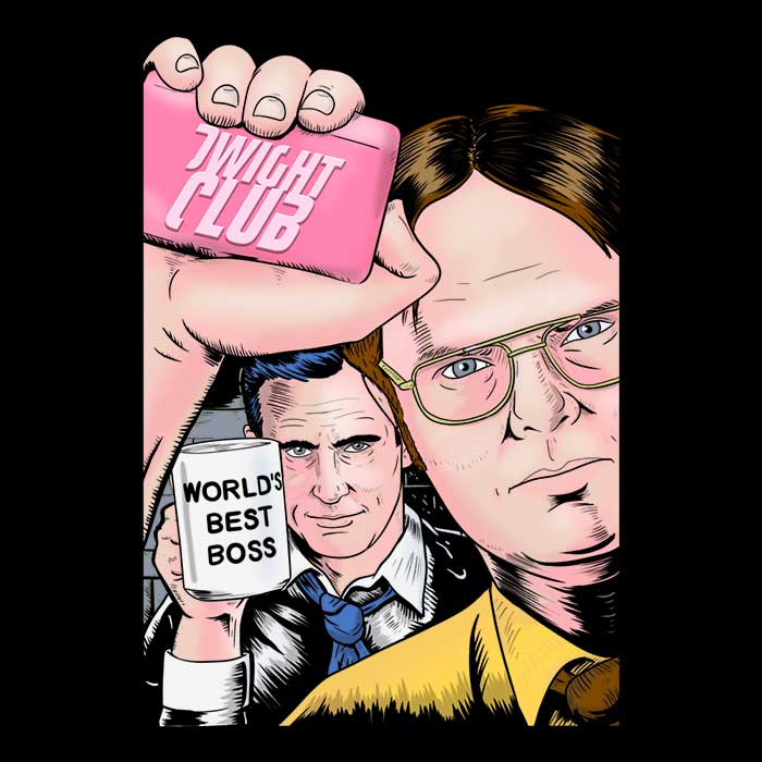 Dwight Club Men's Apparel - Adult & Kids T-Shirts, Sweatshirts & Hoodies apparel design preview 2