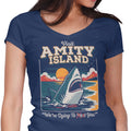 Dying to Eat You Women's V-Neck - Adult & Kids T-Shirts, Sweatshirts & Hoodies apparel design preview 1