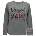 Girlie Girl Originals Preppy Plaid Blessed Mama - Adult & Kids T-Shirts, Sweatshirts & Hoodies apparel design preview 1