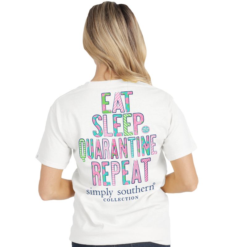 SALE Simply Southern Collection Quarantine Repeat - Adult & Kids T-Shirts, Sweatshirts & Hoodies apparel design preview 1