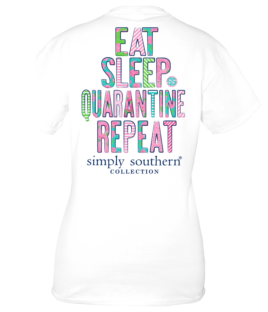 SALE Simply Southern Collection Quarantine Repeat - Adult & Kids T-Shirts, Sweatshirts & Hoodies apparel design preview 2