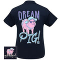 Girlie Girl Originals Preppy Dream Pig - Adult & Kids T-Shirts, Sweatshirts & Hoodies apparel design preview 1