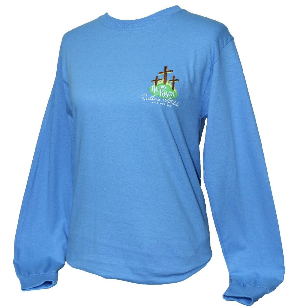 SALE Southern Attitude Easter He Has Risen Bunny - Adult & Kids T-Shirts, Sweatshirts & Hoodies apparel design preview 2